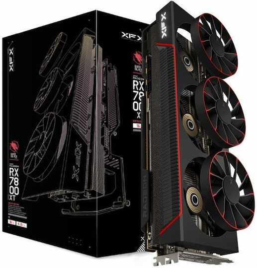 XFX Radeon RX 7800 XT 16GB GDDR6 Quicksilver Magnetic Air Graphics Card