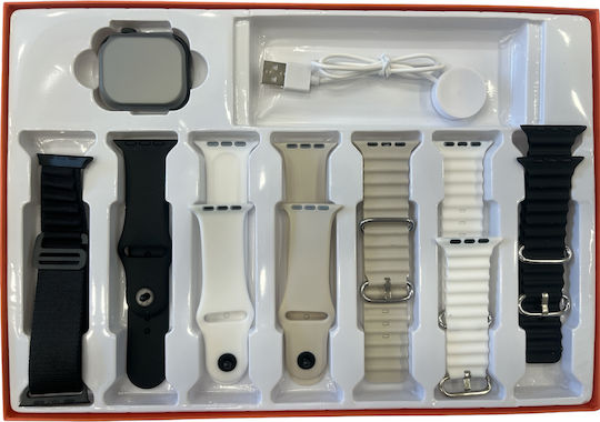 V900 Pro Max Smartwatch with Heart Rate Monitor (Black) view 2