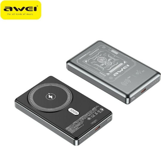 Awei PA-31 MagSafe Power Bank 10000mAh 5W Gray view 1
