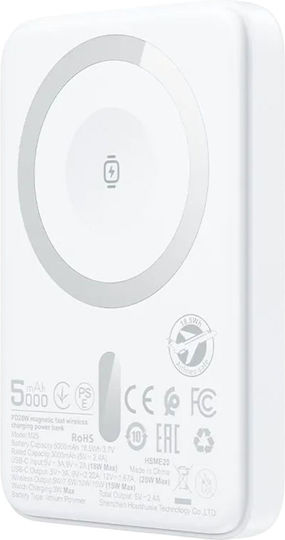 Acefast M25 MagSafe Power Bank 5000mAh 20W with USB-C Port White view 3