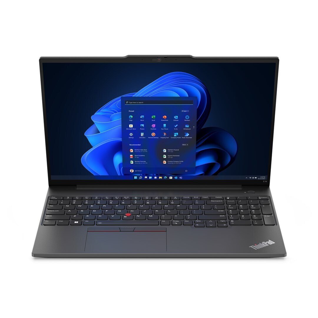 Lenovo ThinkPad E16 16" FHD+ (i5-1335U/16GB/512GB SSD/W11 Pro) (US Keyboard) vue 2
