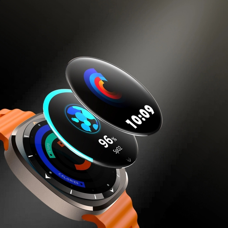 Joyroom Venture Series JR-FV2 Sport 47mm Smartwatch with Heart Rate Monitor (Orange) view 6