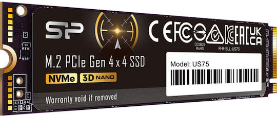 Silicon Power US75 SSD 1TB M.2 Type With PCI Express 4.0 Connection PS5 Compatible SP01KGBP44US7505 view 2