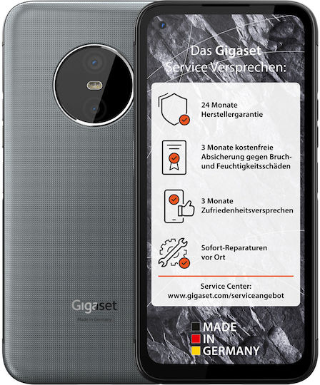 Gigaset GX6 5G Dual SIM (6GB/128GB) Resistant Smartphone Titanium Grey view 1