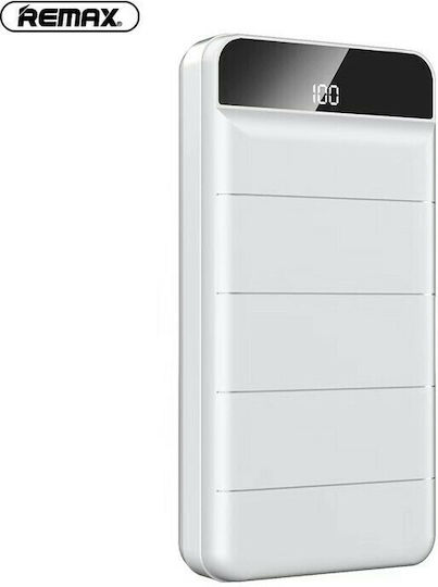 Remax RPP-141 Power Bank 30000mAh with 2 USB-A Ports White