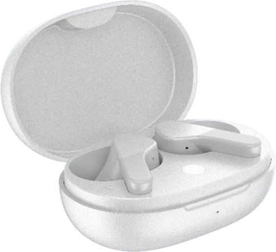 TCL Moveaudio Go Earbud Bluetooth Handsfree Earphones with Sweat Resistance and Charging Case White