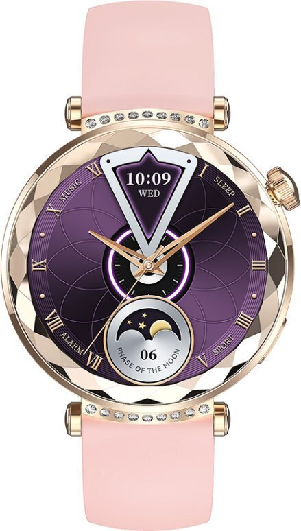 XO J13 Smartwatch with Heart Rate Monitor Pink view 2