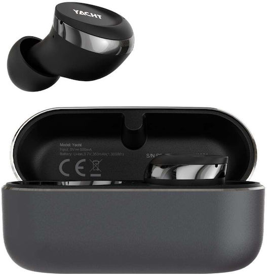 HiFuture YACHT In-ear Bluetooth Handsfree Earphones with Sweat Resistance and Charging Case Black vue 5