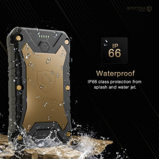 Patona Protect Power Bank 27000mAh 65W with 2 USB-A Ports and USB-C Port Power Delivery Black view 3