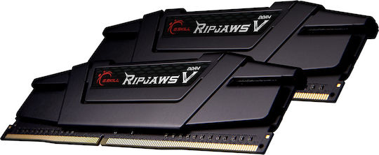 G.Skill Ripjaws V DDR4 32GB RAM with 2x16GB Modules and Speed 3600 for Desktop F4-3600C16D-32GVKC view 3