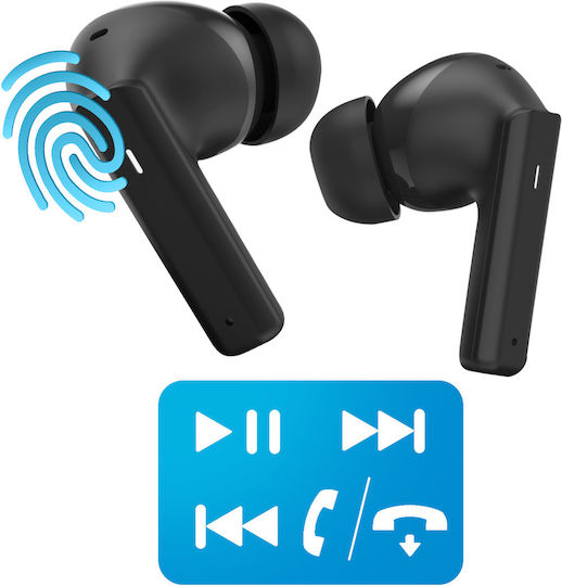 Akashi ALTANCBUDS2BLK In-ear Bluetooth Handsfree Earphones with Charging Case Black view 2