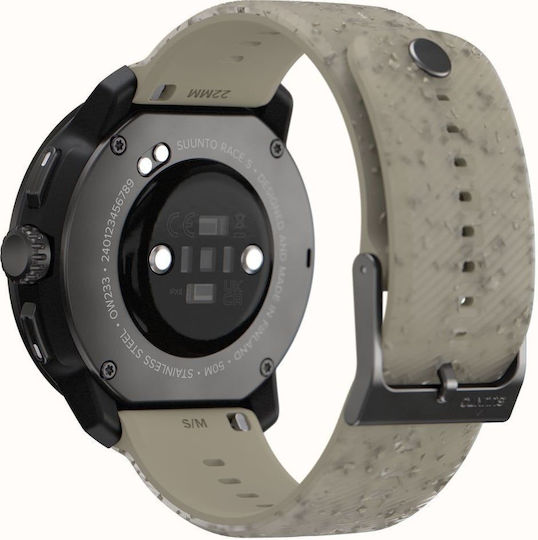 Suunto Race S Stainless Steel 45mm Waterproof Smartwatch with Heart Rate Monitor (Gravel Gray) view 7