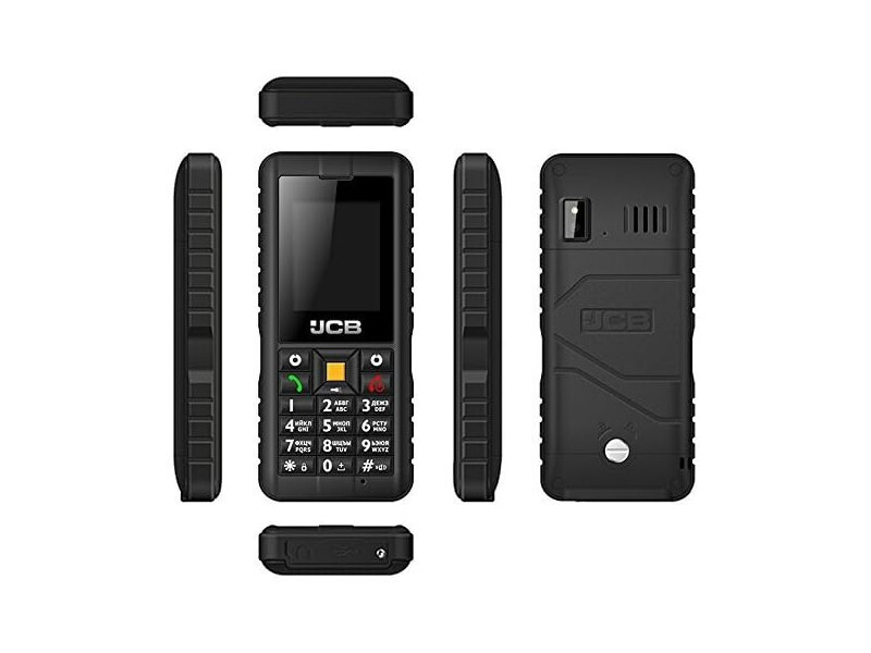 JCB Tradesman 2F Dual SIM Resistant Mobile with Buttons Black view 2