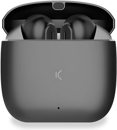 Ksix Meteor In-ear Bluetooth Handsfree Earphones with Charging Case Black view 5