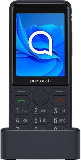 TCL OneTouch 4022s Dual SIM Mobile with Buttons Dark Night Gray view 3