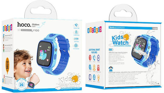 Hoco Smartwatch with SIM (Blue) view 3