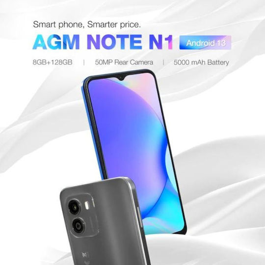 AGM Note N1 Dual SIM (8GB/128GB) Vivid Blue view 4