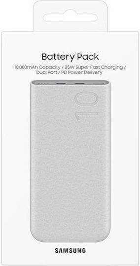 Samsung P3400 Power Bank 10000mAh 25W with 2 USB-C Ports Power Delivery Beige view 5