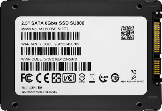 Adata Ultimate SU800 SSD 1TB 2.5'' Type With SATA III Connection ASU800SS-1TT-C view 7