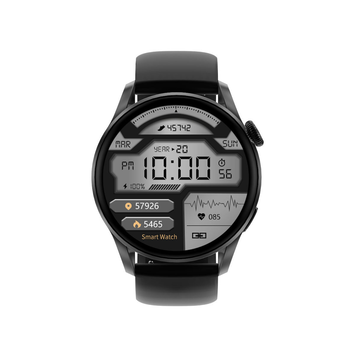 DeltaFiT Mini Smartwatch with Heart Rate Monitor (Black) view 3
