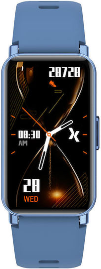 MaxCom Fit FW53 Nitro 2 Smartwatch with Heart Rate Monitor (Blue) vue 7