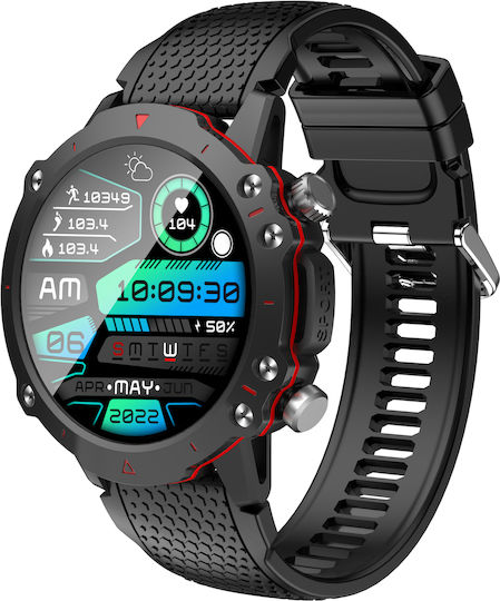 Smartwatch Skeleton Lux Idealstore 1.52 Inch Ips Display Android Ios Bluetooth Calls Messages Social Networks Music Control Fitness Tracker Sleep Monitoring Blood Oxygen Blood Pressure Weather Steps Ip67 100+ Sports Modes view 1