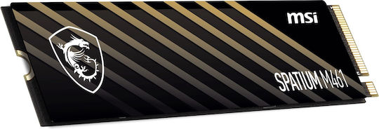 MSI Spatium M461 SSD 1TB M.2 Type with PCI Express 4.0 Connection S78-440L1D0-P83