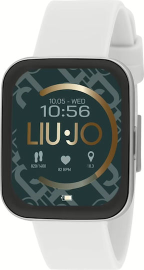 Liu Jo Voice Stainless Steel 42mm Smartwatch with Heart Rate Monitor (Silver) view 2