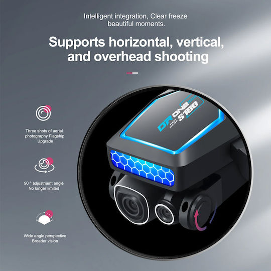 XF-S180 Drone FPV 2.4 GHz with 720p Camera and Controller Black view 5