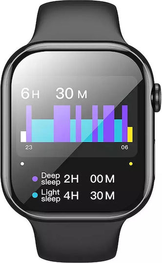 Hoco Y30 Smartwatch with Heart Rate Monitor (Black) vue 2