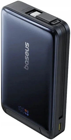 Baseus Nomos MagSafe Power Bank 10000mAh 45W with USB-C Port Power Delivery Black