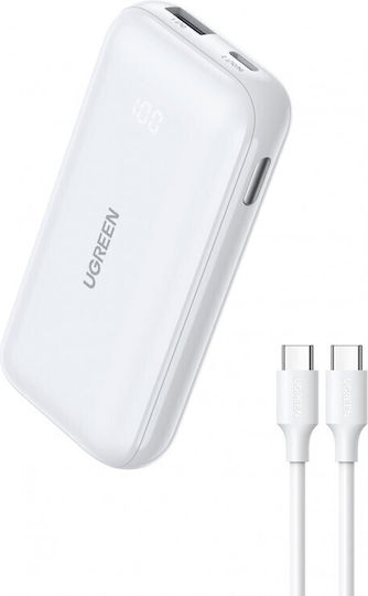 Ugreen PB501 Power Bank 10000mAh 30W Power Delivery / Quick Charge 3.0 White view 4