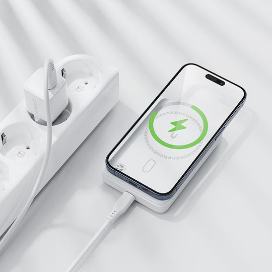 Acefast M26 MagSafe Power Bank 10000mAh 20W with USB-C Port White vue 6
