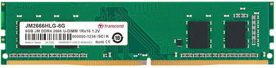 Transcend DDR4 with Module 1x8GB and Speed 2666 for Desktop JM2666HLG-8G view 3