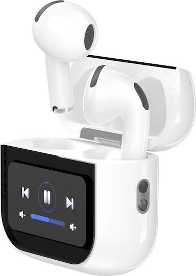 XO X42 PRO Earbud Bluetooth Handsfree Earphones with Charging Case White view 2