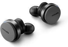 Philips TAT8506 In-ear Bluetooth Handsfree Earphones with Sweat Resistance and Charging Case Black view 5