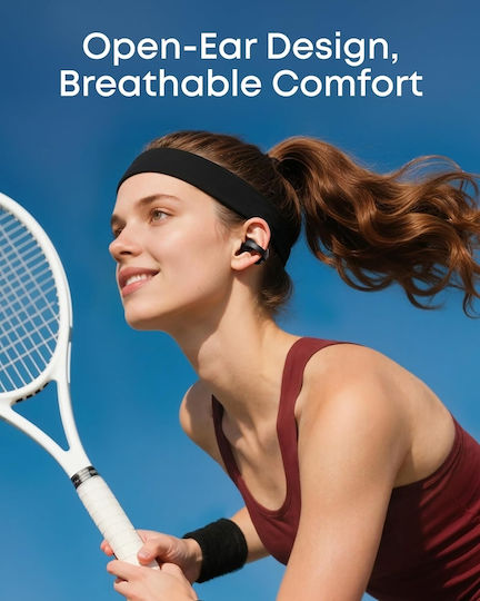 Soundcore by Anker C50i Open Ear Bluetooth Handsfree Headphones with Sweat Resistance and Charging Case Black vue 2