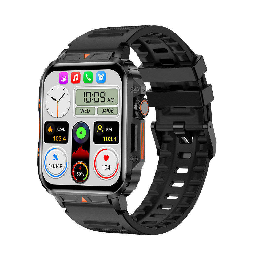 ED383 Smartwatch With Heart Rate Monitor Black view 1