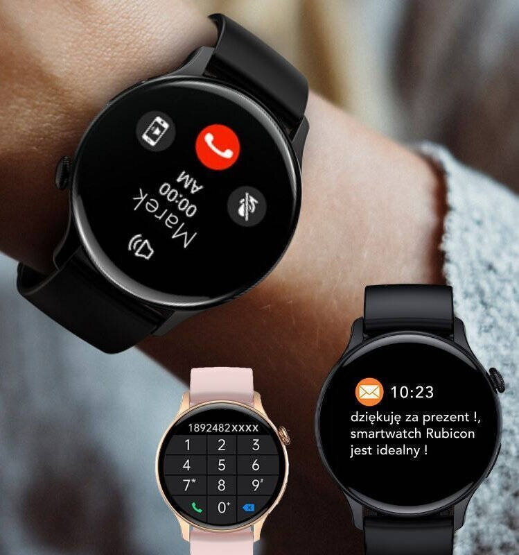 Rubicon Rncf10 Smartwatch Gray Ansicht 7
