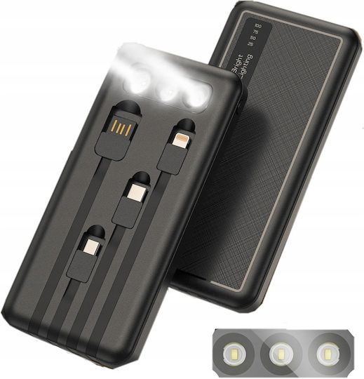 YZB0817 Power Bank 10000mAh with 2 USB-A Ports Black view 3
