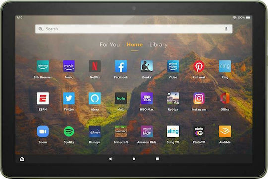 Amazon Fire HD 10 (2021) (English language only) 10.1" Tablet (3GB/32GB) Olive view 3