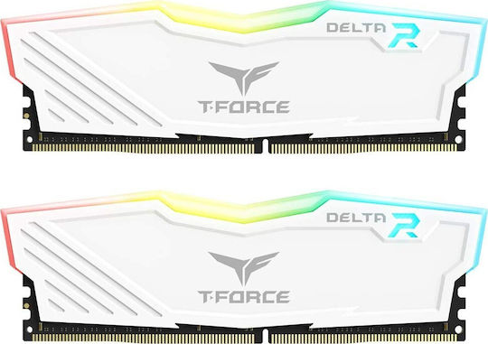 TeamGroup T-Force Delta RGB DDR4 16GB RAM with 2x8GB Modules and Speed 3200 for Desktop TF4D416G3200HC16CDC01