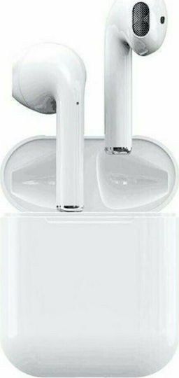 A2 Earbud Bluetooth Handsfree Earphones with Charging Case White view 2