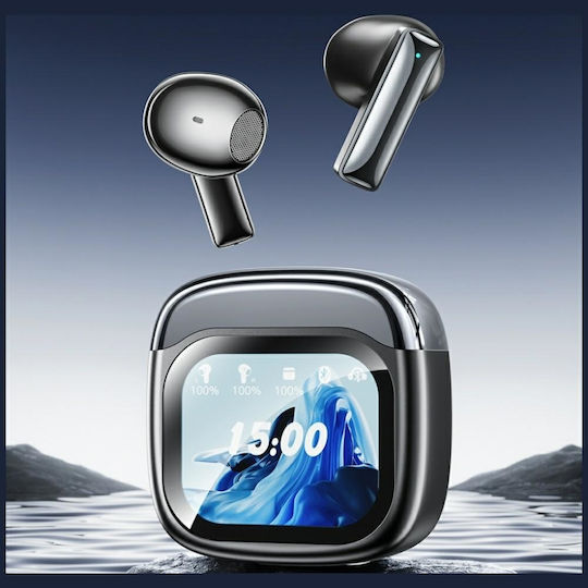 Awei TP100ENC Earbud Bluetooth Handsfree Earphones with Charging Case Black view 2