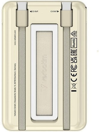 Verbatim C'n'G Power Bank 5000mAh 15W Gold view 6