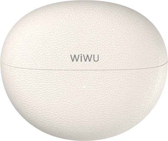 Wiwu Ai305 Open Ear Bluetooth Handsfree Earphones with Charging Case White view 2