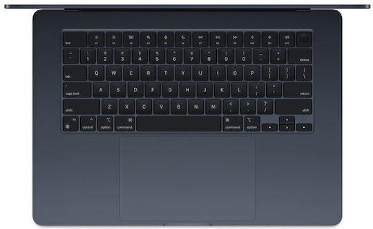 Apple MacBook Air 15" (2024) 15.3" Retina Display (M3-8-core/16GB/256GB SSD) Midnight (UK Keyboard) view 2