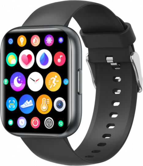 BeFIT PRO Smartwatch with Heart Rate Monitor (Black) view 3