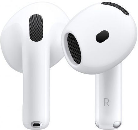 Apple AirPods (4th generation) Earbud Bluetooth Handsfree Earphones with Sweat Resistance and Charging Case White vue 2