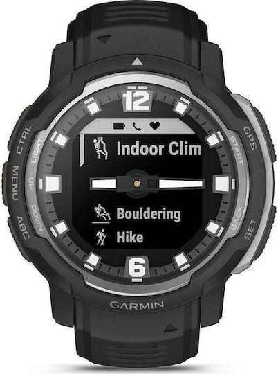 Garmin Instinct Crossover 45mm Waterproof Smartwatch with Heart Rate Monitor (Black) view 3